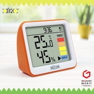 OiKO - OiKO 日系溫濕度計中暑指數計電子座枱鐘(橙色)