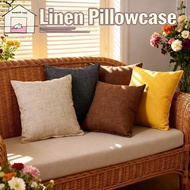 Large Square Cushion Cover 55x55 CM Plain Linen Throw Pillow Case Home Decor for Sofa Living Room