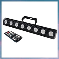 (XCTS) 8 LED RGBW 4IN1 Wall Wash Lamp DJ Disco Par Stage Light Effect for Dance Bar Holiday Decorate