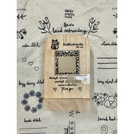 Wooden Sign QR code Scan Silver Minimalist