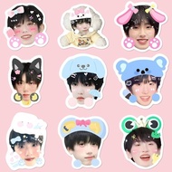 【ks1180.my】 xh张TF四代涂鸦大头贴贴纸ins爆款左奇函杨博文可爱diy手账防水现 【0728wKc7Lo4V4】