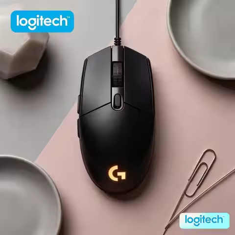 Logitech G203 Prodigy RGB Gaming Mouse Wired 8000 DPI 6 Buttons On-Board Memory 1000Hz Polling Windo
