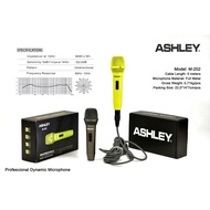 Ashley M 202 Dynamic Microphone Original Ashley Wired Microphone