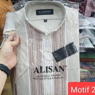 Baju Koko Alisan lengan pendek original ukuran 14,5 (S)