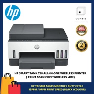 PRINTER HP SMART TANK 750 ALL-IN-ONE WIRELESS PRINTER ( PRINT SCAN COPY WIRELESS  ADF) STOCK PLEASE 