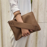 [SWEET] Clutch Bag Fashion Trendy Rivet Clutch Bag Envelope Bag Female Shoulder Bag Messenger Bag Ca