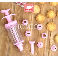 Homigo 8 In 1 Cake Decorating Tool / Cake Mold 8 In 1 Cake Decorating Tool / Cream Cake Spray / Cake