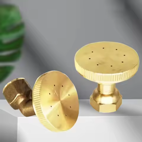 Adjustable 8 Hole Brass Sprayer Nozzle Atomizing Spray Fitting Hose Fitting Garden Nozzle Spray Pest