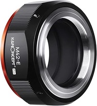 K&F Concept Lens Mount Adapter for M42 Lens to Sony NEX E-Mount Camera for Sony Alpha NEX-7 NEX-6 NE