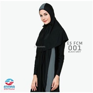 Muslimah Women's Swimsuit ES FCM 001 BLACK Gray