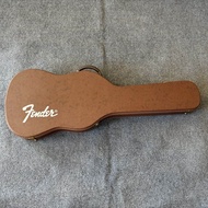 YUMIYA Brown Guitar Case with Lock Hardshell Case Superior PU Tabric for Gibson Epiphone Fender Guit
