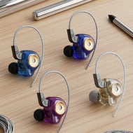 QKZ AK6-Ultra wired 3.5mm in-ear headphones with mic, HiFi dynamic sound for gaming & sports, compat