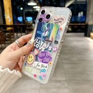 Card Casing Compatible For Realme 11 5G 11 10 Pro Plus 10 4G 10T 5G C55 C53 C33 C33S C30 C30S C31 Narzo N55 N53 Cover Put Photos Trendy Fashion Smile Couple Mobile Phone Case