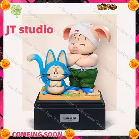 【IN STOCK】∞&JT studio Dragon Ball Anime Figures Oolong&Puar Figures Childhood Series PVC Statue Coll