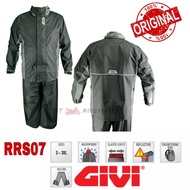 Raincoat GIVI 100% Original RRS07 Rainsuit Baju Hujan Rain Prof Trousers Black/Grey / Motor Accessor