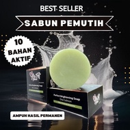sabun pemutih badan dan wajah permanen dosting perfect brightening soap by Akiofit biuty