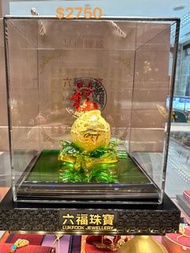 六福珠寶 壽桃黃金擺件