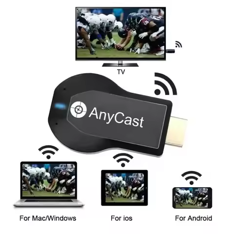 M9 Plus Wireless Miracast for AnyCast for IOSWiFi Display 4K 1080P HDMI-compatible TV Dongle Receive