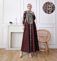 Gamis Pintu Aceh Toyobo Bordir Model Terbaru Baju Gamis Lebaran 2023 Terbaru Dress Muslim Wanita