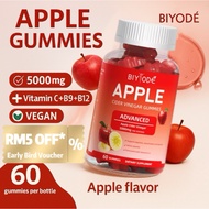 BIYODE APPLE Cider Vinegar Gummies | 5000mg ACV | Detox, Weight Loss & Digestion Support | Control A