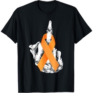 New Limited F Leukemia Cancer Middle Finger Leukemia Awareness Tee T-Shirt