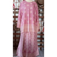 Baju Kurung Rose Pink Totem Baju Wanita Second Hand Preloved