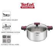 Tefal Cook &amp; Clip Stewpot Saucepan with Lid 18cm/24cm