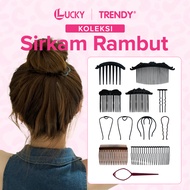 [Lucky Trendy] Practical Hair Clips, Practical Hair Buns, Hair Combs POLOS