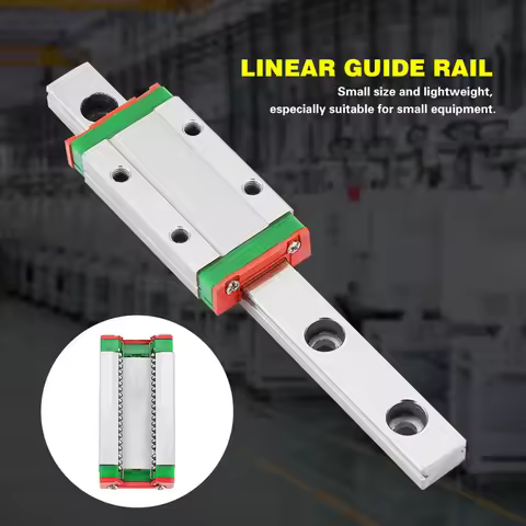 100mm MGN9H Miniature Linear Rail Rail 9mm Width Slide Block Linear Rail Linear Rail Carriage Linear