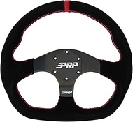PRP Seats Off Road UTV Comp-R Flat Steering Wheel, High-Strength Aluminum with Suede Grip, 6 Point B