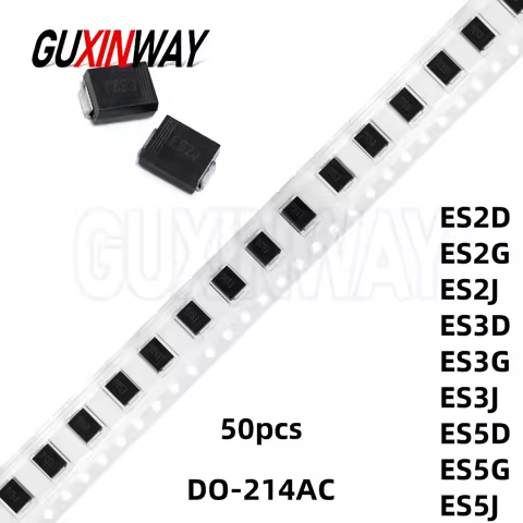 50pcs SMB DO-214AC Super Fast Recovery Rectifier Diode ES2D ES2G ES2J ES3D ES3G ES3J ES5D ES5G ES5J