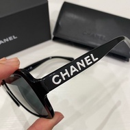 Chanel ch5408 白字黑框太陽眼鏡