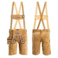 Lederhosen Men - Bayern Munich FC - Real Leather - Bavarian Lederhosen for Men - Bayern Munchen