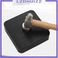 [Lzdhuiz2] yotijar Jewelry Bench Block Dapping Work Surface Rubber Block Rubber Bench Block for Jewelry Making for Stamping Smiting