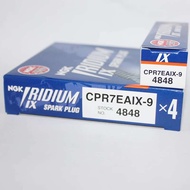NGK CPR7EAIX-9หัวเทียนอิริเดียมเหมาะสำหรับ Youyue 110 Xi ฉลาม LEDA NS125LA โกหก DL250หัวเทียนมอเตอร์