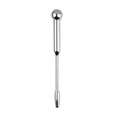 Premium Stainless Steel Urethral Sound, Smooth Tapered Dilator with Ball Top Handle for Men 18+