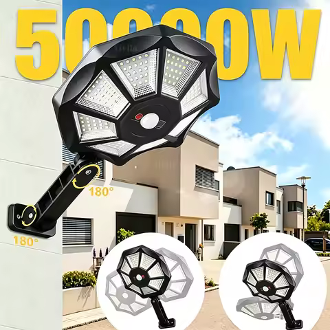 50000W 168LED Outdoor Solar Lamps Street Light 3Mode Motion Sensor IP65 Waterproof Outdoor Solar Spo