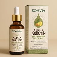ZOHVIA Hydrating Glow Face Oil - Alpha Albutrin Glow Face Serum, Moisturizing Lightweight Oil for Dr