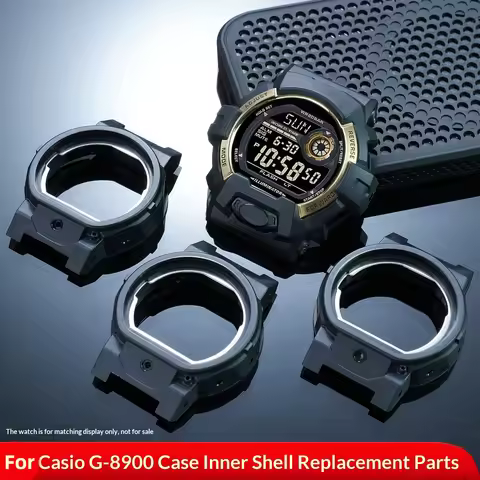 For Casio G-shock G-8900GB GWX-8900 Plastic Watch Inner Case G8900 GWX8900 Black Watch Shell Replace
