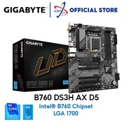GIGABYTE B760 DS3H AX D5 / DDR5 LGA1700 MOTHERBOARD COMBO INTEL I3-13100 / I5-12400 / 13400 / 14400 