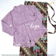 Dontmiss  Set Baju Kebaya Nona Enya Lace + Batik Pario