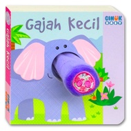 (Children's Book 4-12 Months) - Little Elephant with finger puppet - Ginuk Ginuk