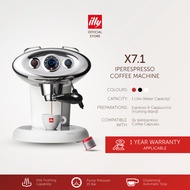 illy X7.1 iperEspresso Coffee Machine - Black | Red | White