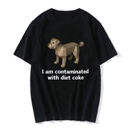 Diet Coke Funny Dog Meme Women's Casual Summer T-Shirt