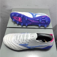 Football boots new FG size 39-45 men's leather blue and white color scheme durable soccer shoes 9L2Q