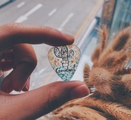 【客製化禮物】繪畫風 擁抱自我 押花彩虹結他撥片PICK