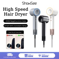 ShowSee A18 High Speed Hair Dryer High Concentration Negative Ion Hair Care Constant Temperature