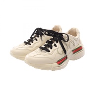 【二手】Gucci GUCCI 復古 Logo Sherry 系列真皮運動鞋 男士二手 B