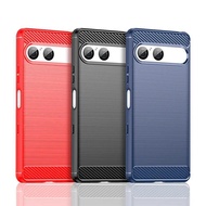 For Cover Sony Xperia 10 VII Case For Sony Xperia 10 VII Anti-knock Silicone Carbon Fiber Back Case 