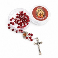 Rosary Birthstone January Mother Of God Garnet Terra Jerusalem